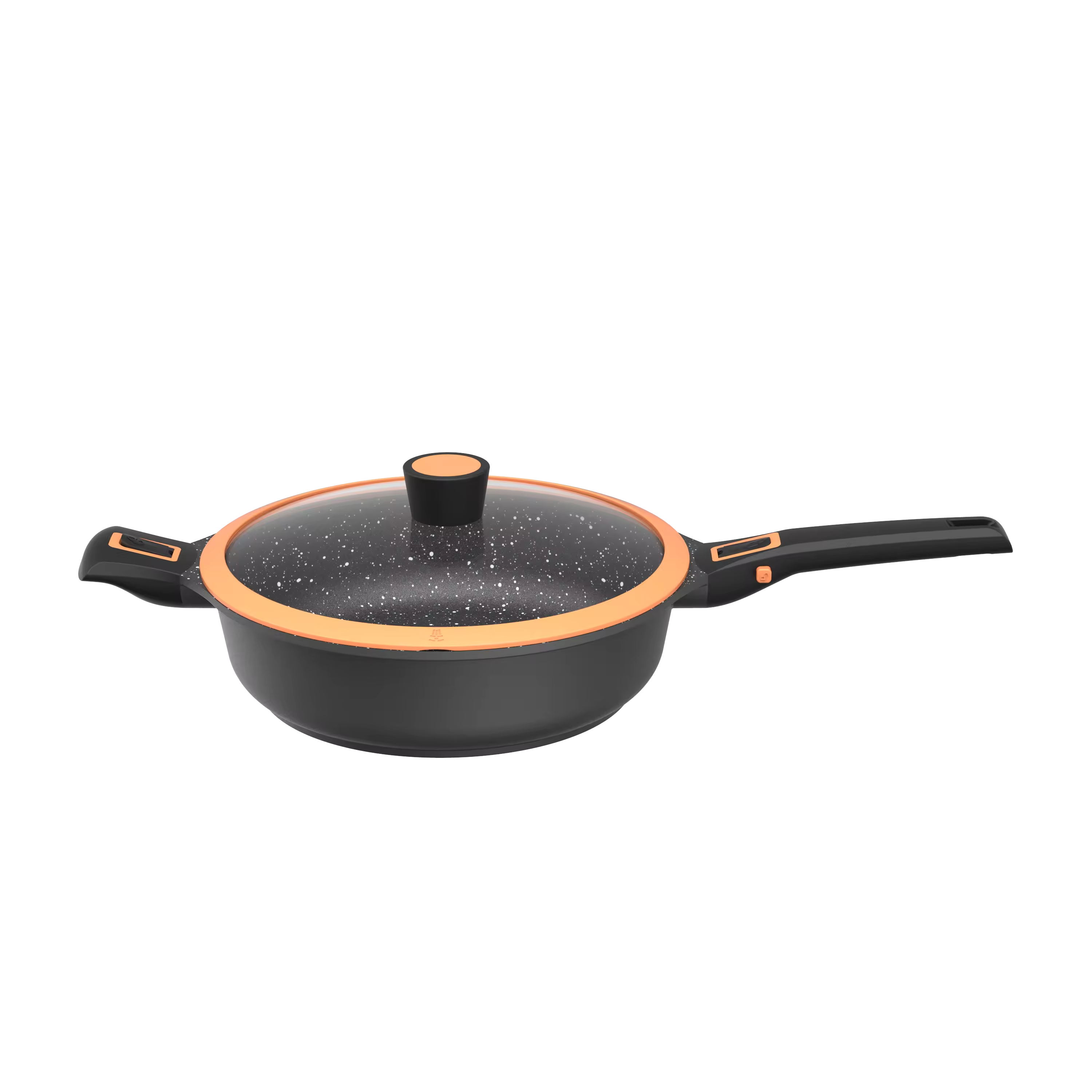 Leerpan aluminijska sobadora de pota štruca od lijevanog aluminija duboki kolač pržiti sladoled ast stroj dvostruka posuda s poklopcem