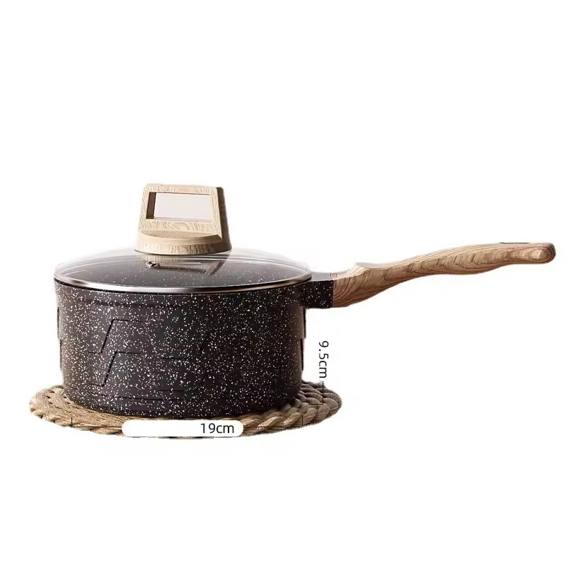 Lonac za dopunsku hranu za prženje djece, kipući integrirani neljepljivi lonac za juhu za kućanstvo, instant lonac s rezancima