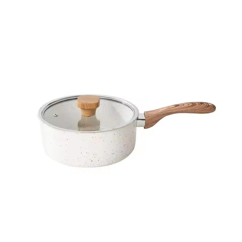 Prekogranični lonac za prženje u japanskom stilu za kućanstvo, kamen za rižu koji se ne lijepi, ravni lonac za mlijeko, dvostruki lonac za instant rezance