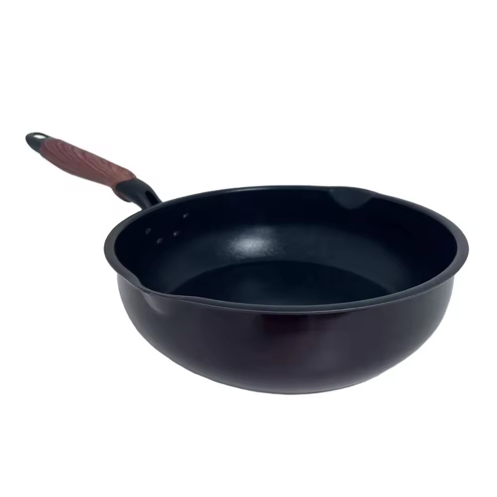 Vanjska restoranska kuhinja 20/24/28 cm aluminijske okrugle tave za prženje