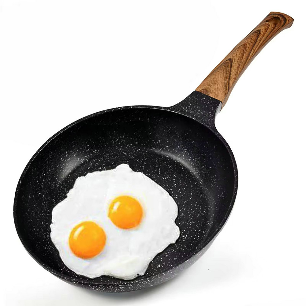 Prilagođeni logotip neljepljiva aluminijska legura indukcijska tava za prženje tava za jaja tave za omlet