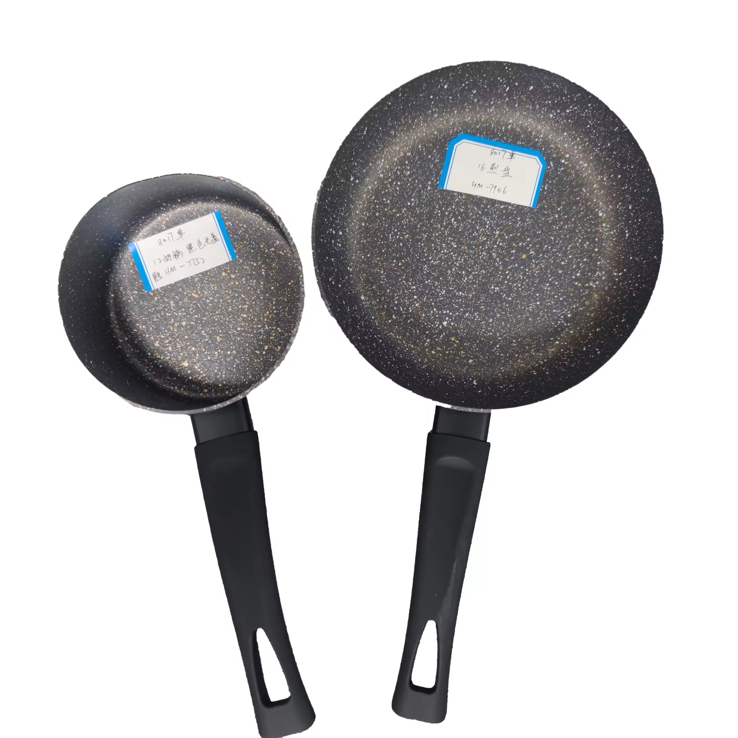 Prilagođeni setovi tava za juhu s neprijanjajućim logotipom od aluminijskog granita